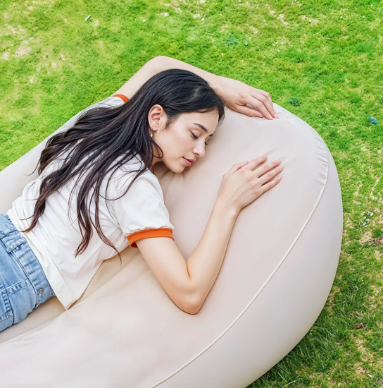 Green Lion Inflatable Air Mattress Sofa - Beige