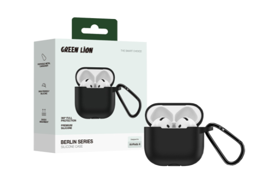 Green Lion Berlin Series Silicone Case Black