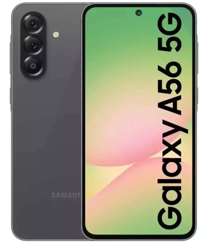 Samsung Galaxy A56 Dual SIM 128GB ROM + 8GB RAM (GSM Only | No CDMA) Factory Unlocked 5G Smartphone (Awesome Graphite) - International Version