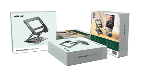 Green Lion 360 Rotatable Laptop Stand - Black