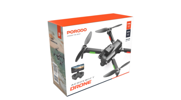 Porodo Aeroswift Drone - Black
