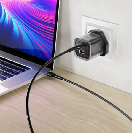 Porodo Tezclarte Quick Wall Charger Dual-Port Fast Charging Black