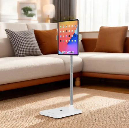 Porodo 360° Multifunctional Phone & Tablet Holder with Extebdable Pole - White