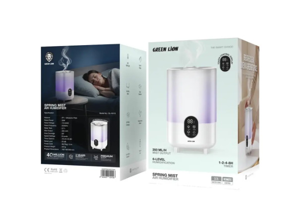 Green Lion Spring Mist Air Humidifier - White