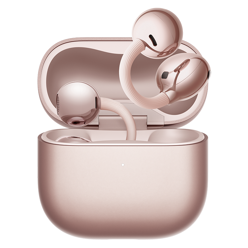HUAWEI FreeClip 2 Open-Ear Wireless Earbuds – C-Bridge Design, AI Audio, IP57, 38H Battery (Rose Gold)