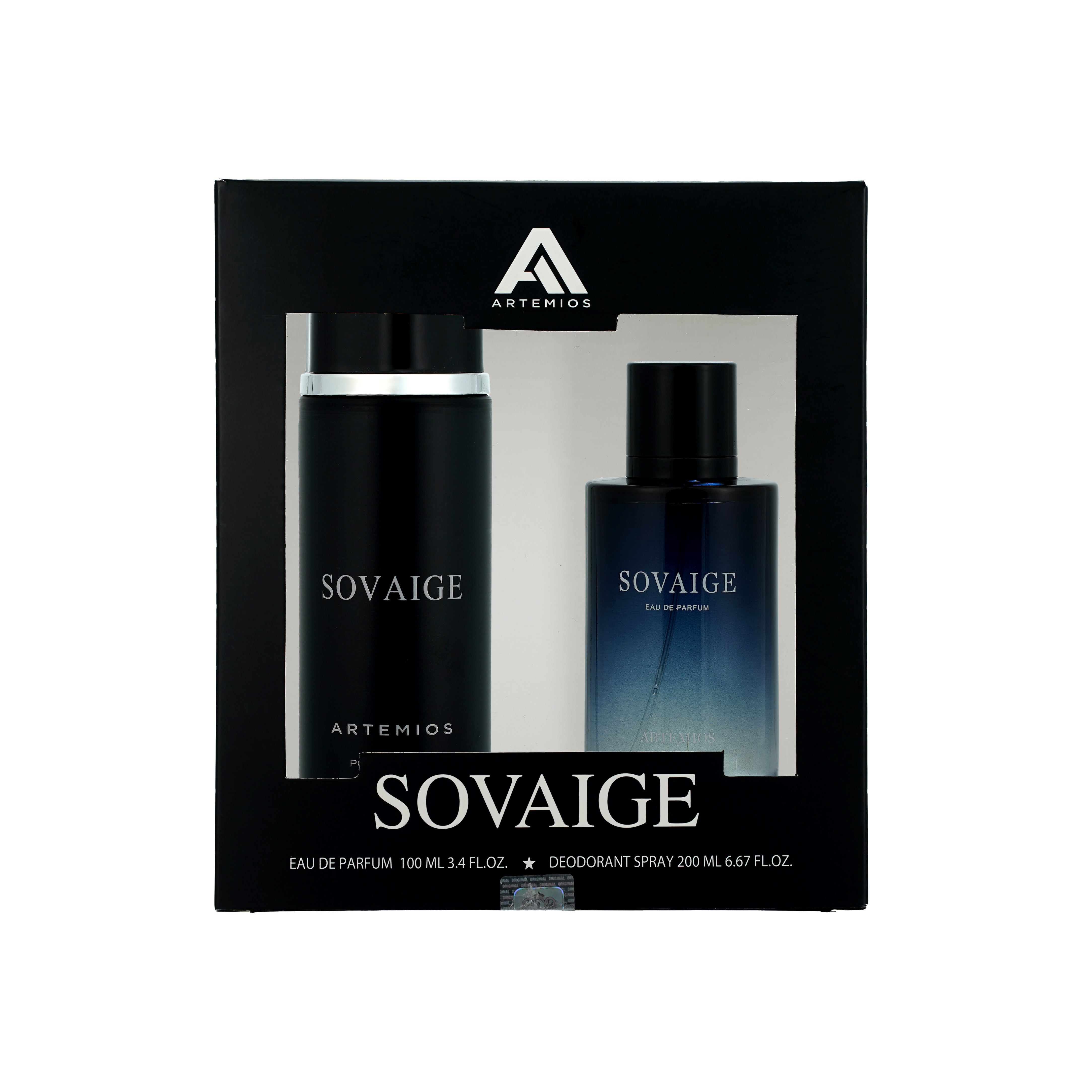 Artemios Sovaige EDP 100ml + Deodorant 200ml Combo Pack – Amber Fougère for Men