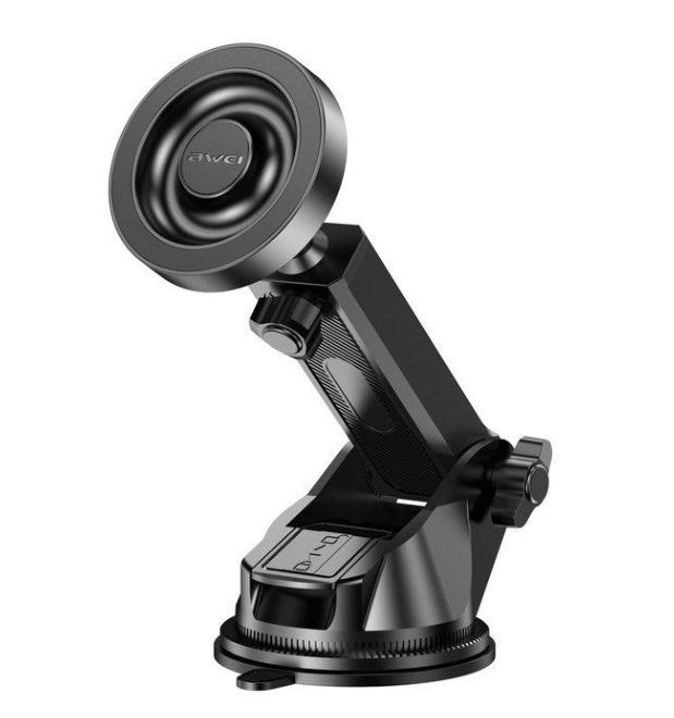 Awei X88 Magnetic Car Phone Holder Strong Suction Cup 360° Rotation Dashboard Windshield Mount Phone Stand