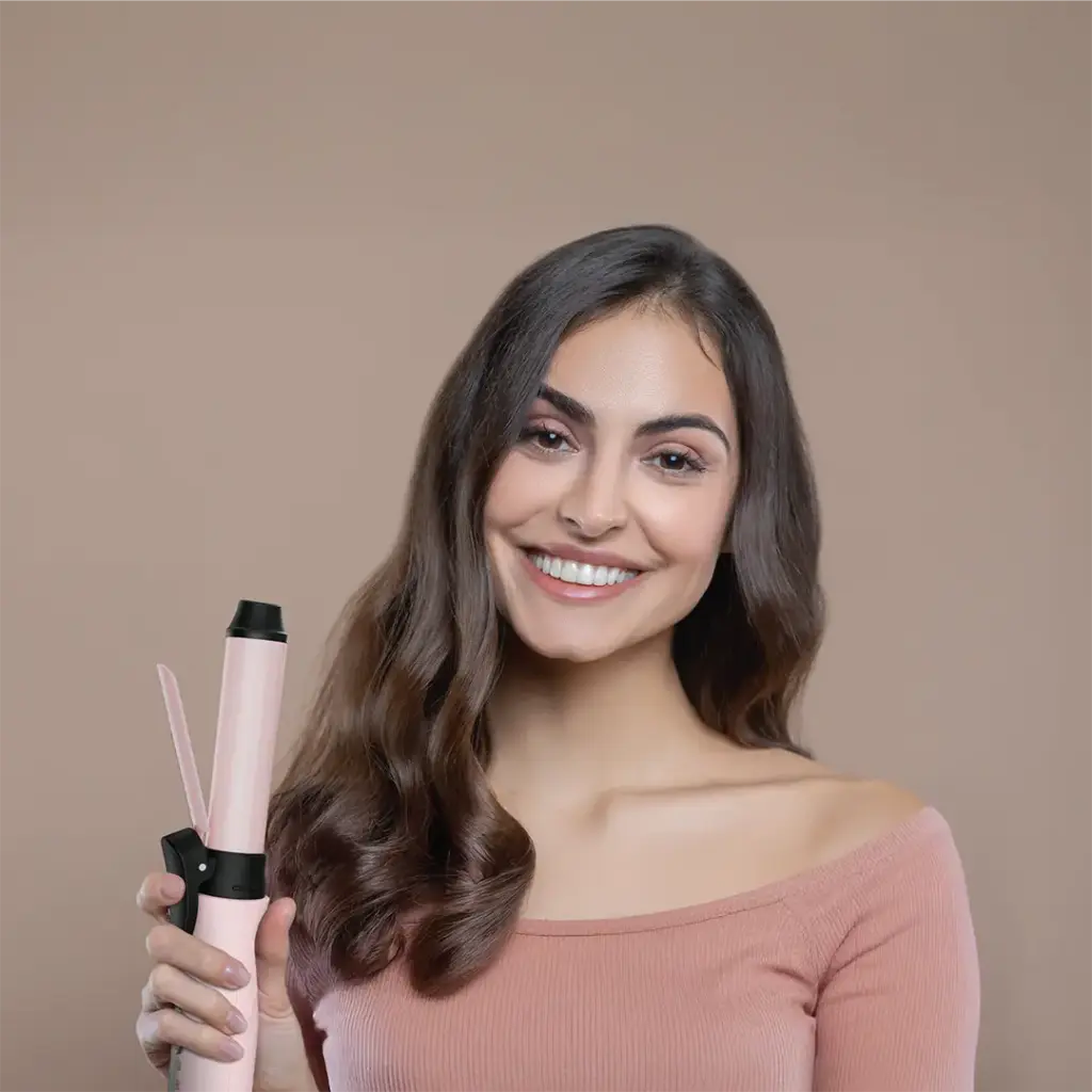 Porodo Lifestyle Cordless Curling Iron - Pink